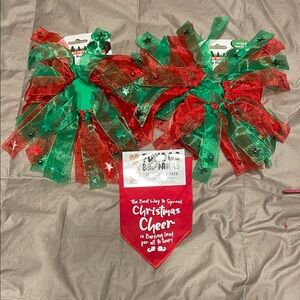 Festive Christmas Cheer dog set